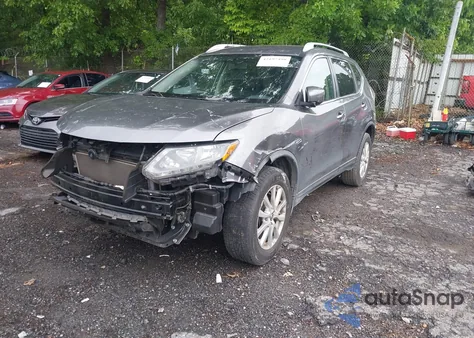 2016 Nissan Rogue Sv из США, поврежденный, VIN KNMAT2MV4GP700375